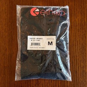 Ethika Subzero Infared Mens 3/4 Tight Compression Pants Size Medium
